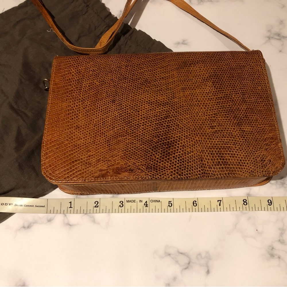 Handmade reptile crossbody or clutch